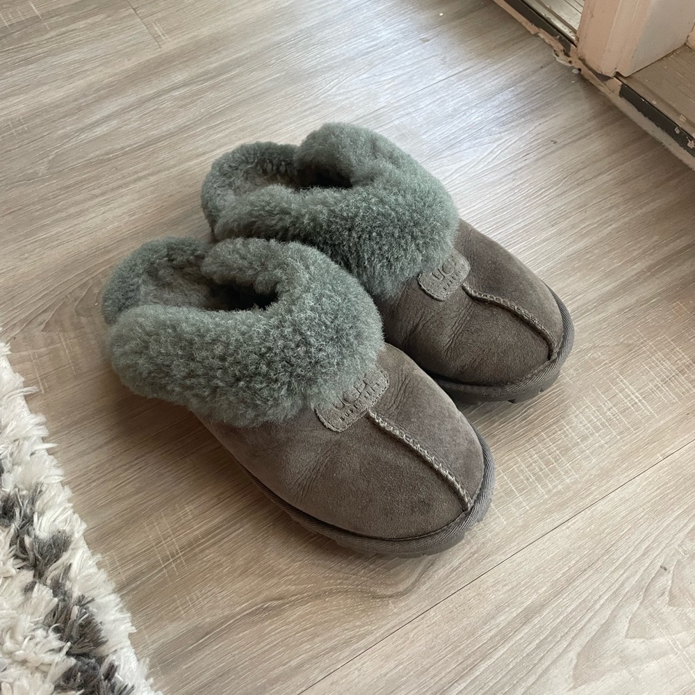 Gray UGG Coquette Slippers